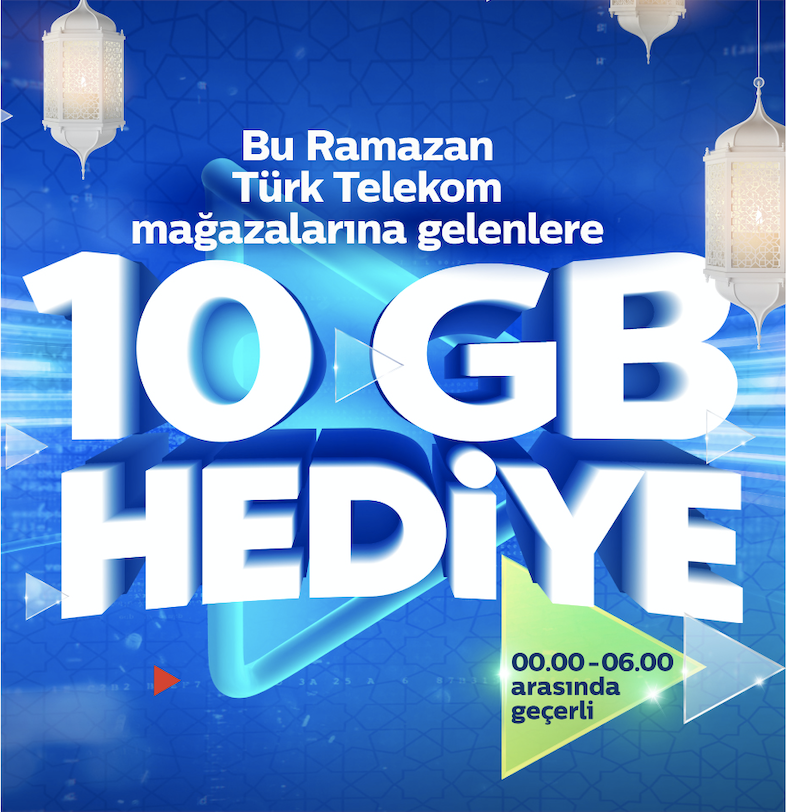 turk telekom 10 gb hediye